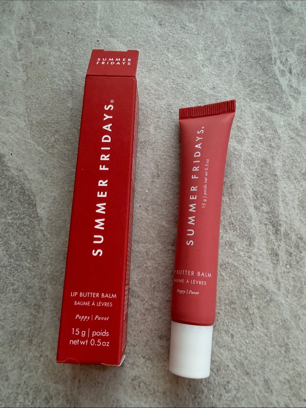 Summer Fridays Lip Butter Balm - Deep Coral Red